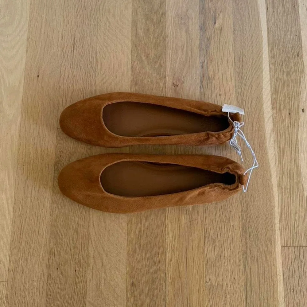 Gap brown suede ballet flats